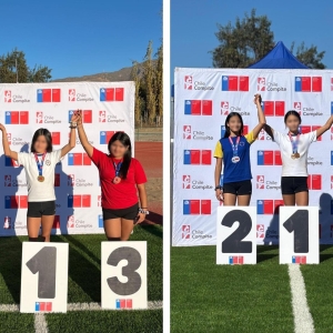 Alumnas del Colegio Santa María Eufrasia destacaron en el Provincial de Atletismo de Ovalle